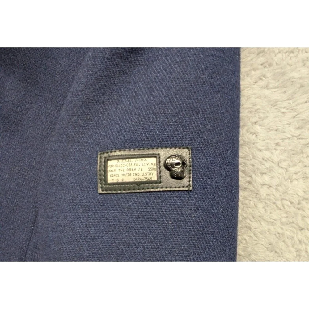 Diesel Peacoat Navy Jacket Wool Blend   Boys 14/16 Women's XS